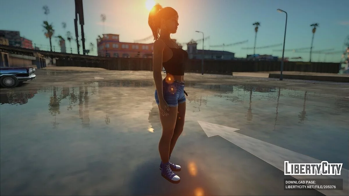 Lucia GTA 6 Denim Shorts / GTA San Andreas