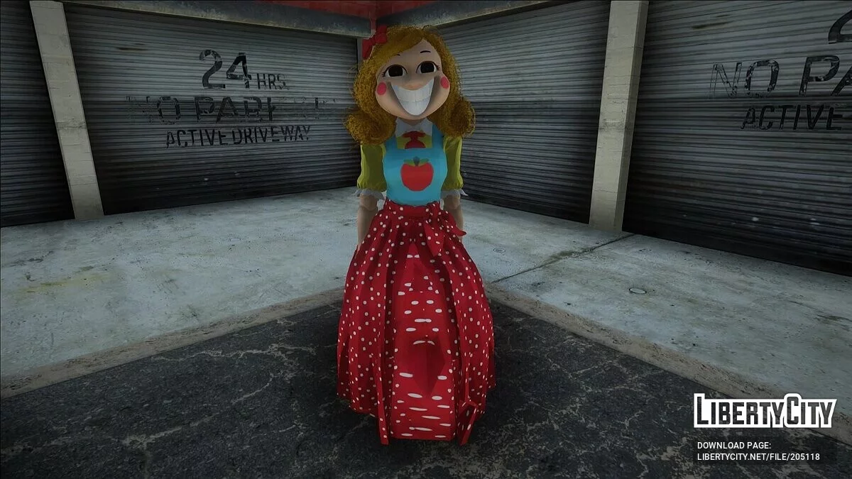 Міс Делайт з Poppy Playtime + зброя / GTA San Andreas