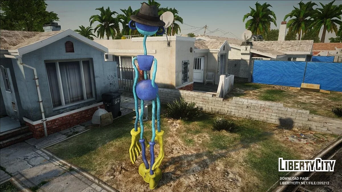Papá Piernas Largas de Poppy Playtime / GTA San Andreas