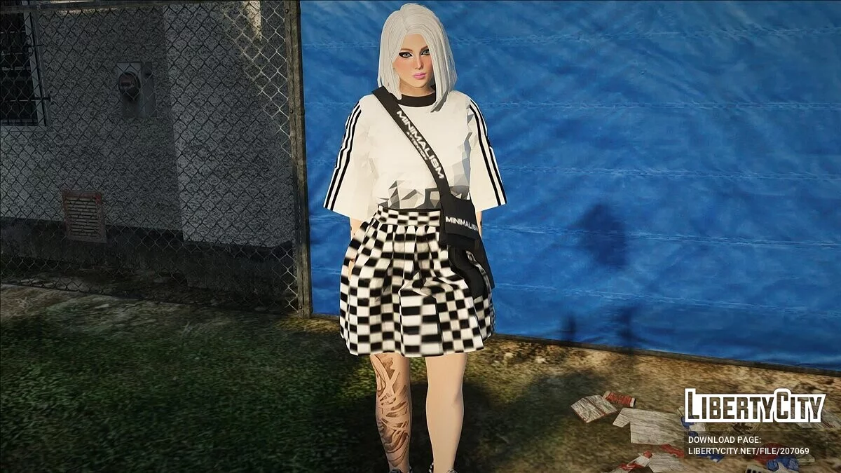 Blonde dalam pakaian sehari-hari / GTA San Andreas