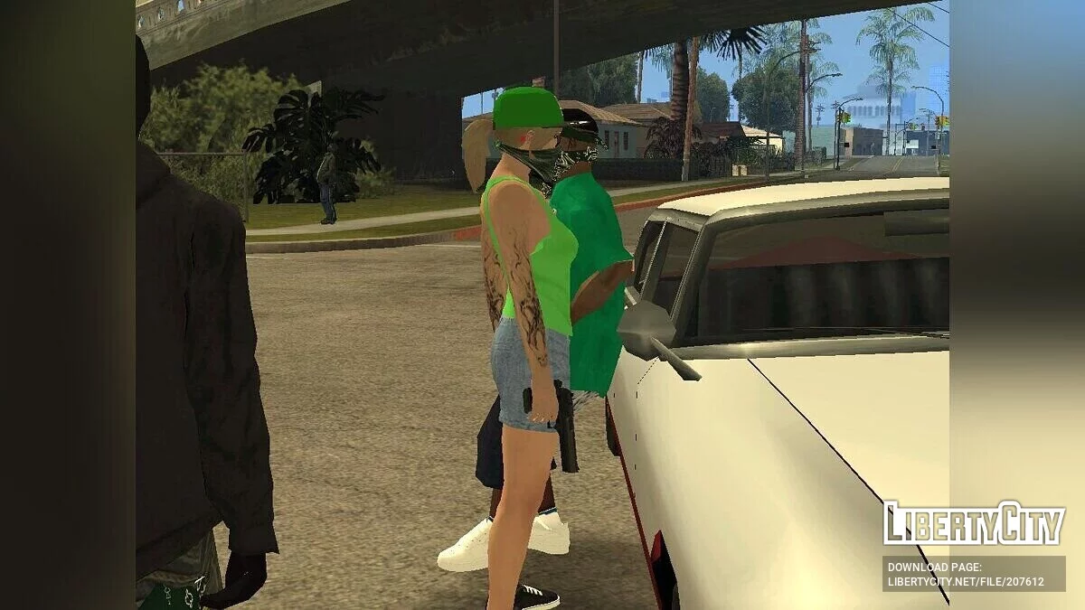 Gang girls for Grove, Ballas, and Vagos! / GTA San Andreas