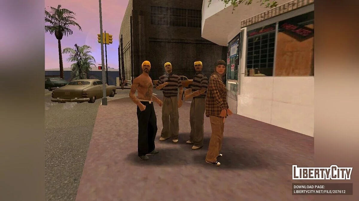 Gang girls for Grove, Ballas, and Vagos! / GTA San Andreas