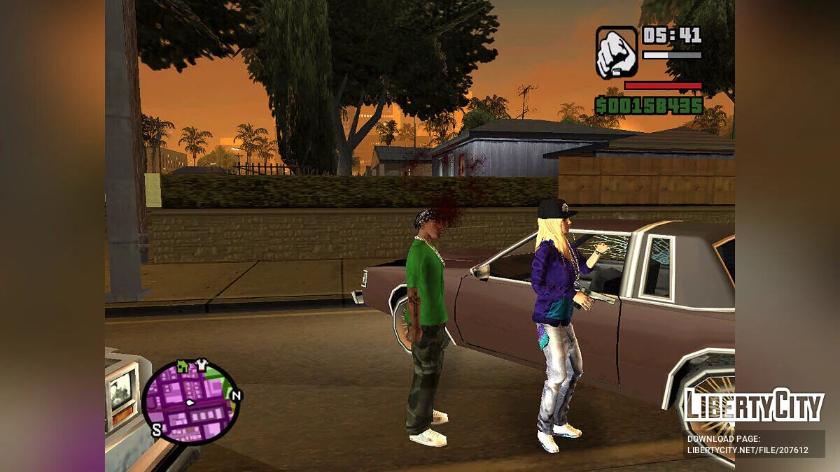 Gang girls for Grove, Ballas, and Vagos! / GTA San Andreas