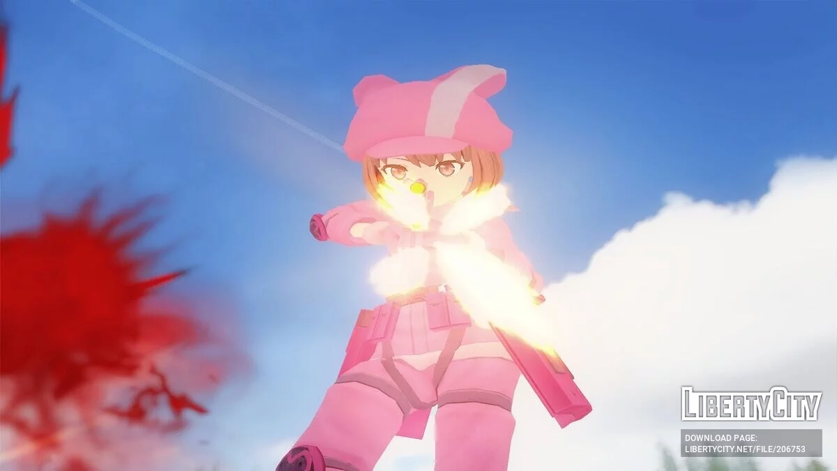 来自 SAO Alternative Gun Gale Online 的 LLENN / GTA San Andreas