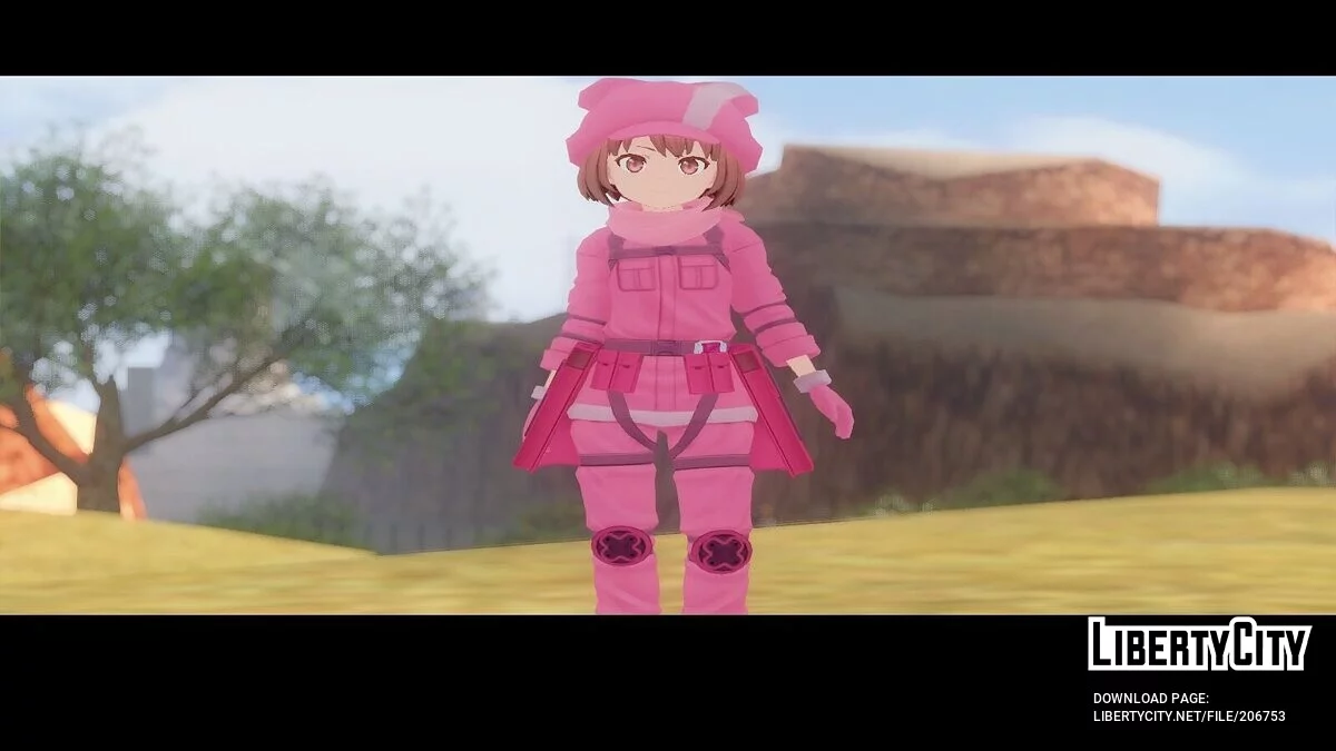 来自 SAO Alternative Gun Gale Online 的 LLENN / GTA San Andreas