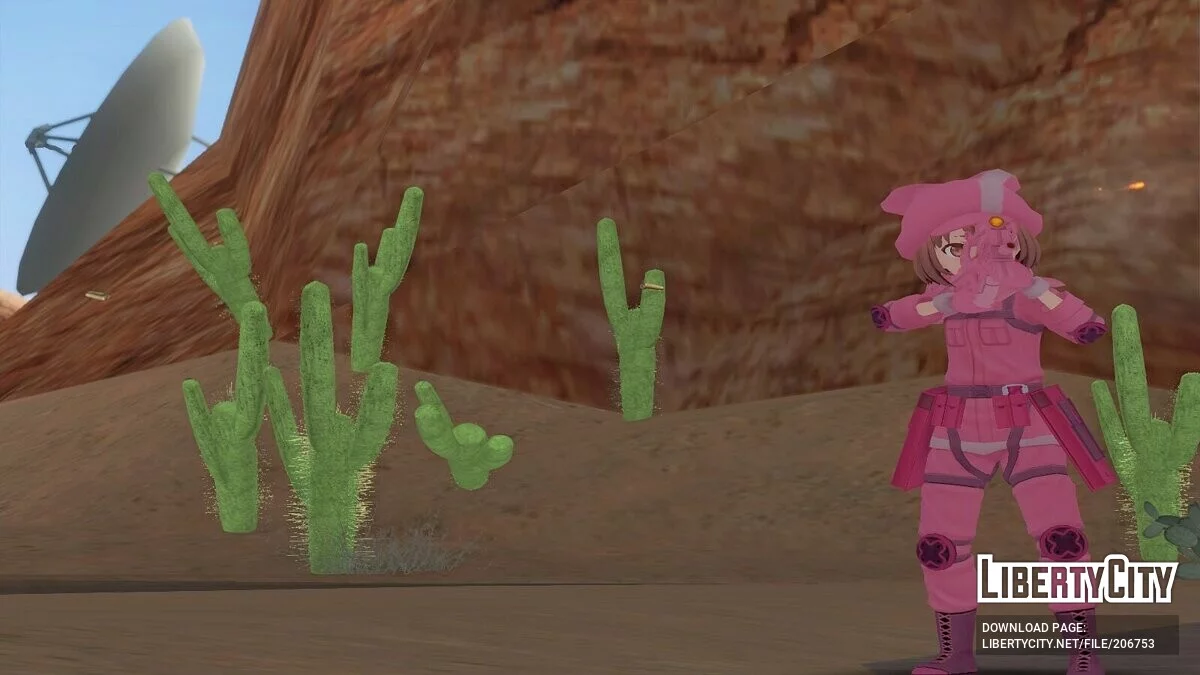 来自 SAO Alternative Gun Gale Online 的 LLENN / GTA San Andreas
