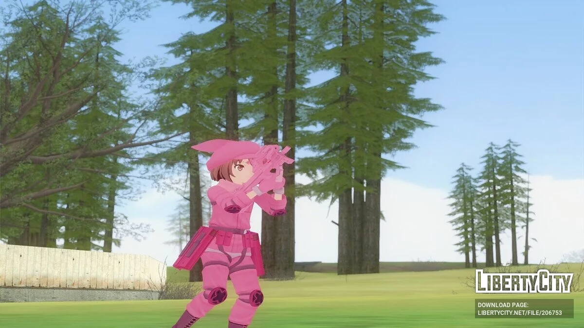 来自 SAO Alternative Gun Gale Online 的 LLENN / GTA San Andreas
