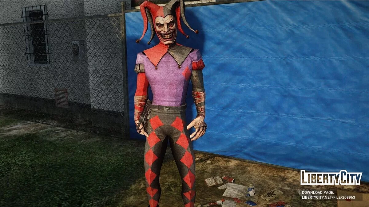Joker dari Joker Show Horror Escape / GTA San Andreas