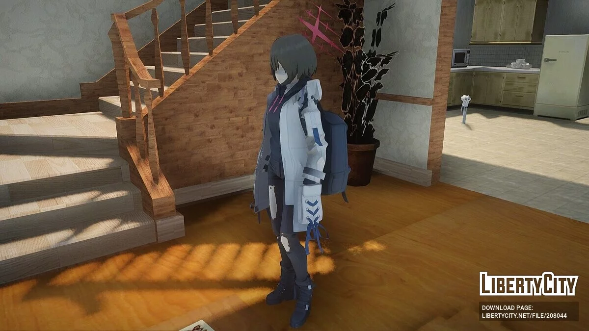 Imashino Misaki from Blue Archive / GTA San Andreas