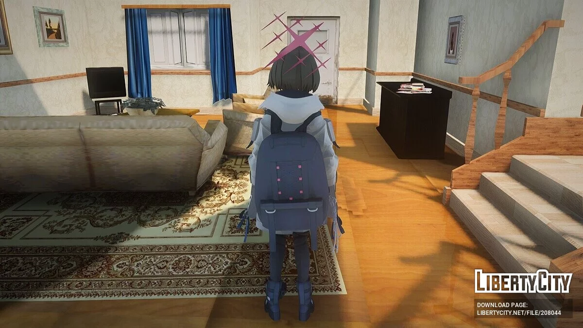 Imashino Misaki from Blue Archive / GTA San Andreas