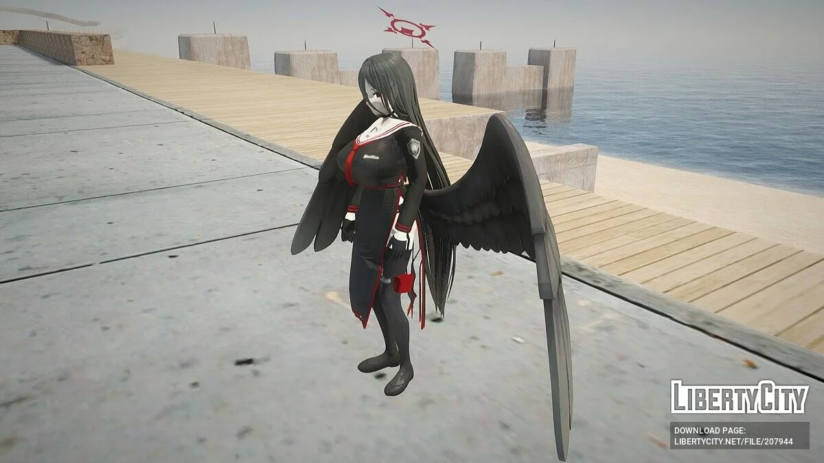 Hasumi Hanekawa from Blue Archive / GTA San Andreas