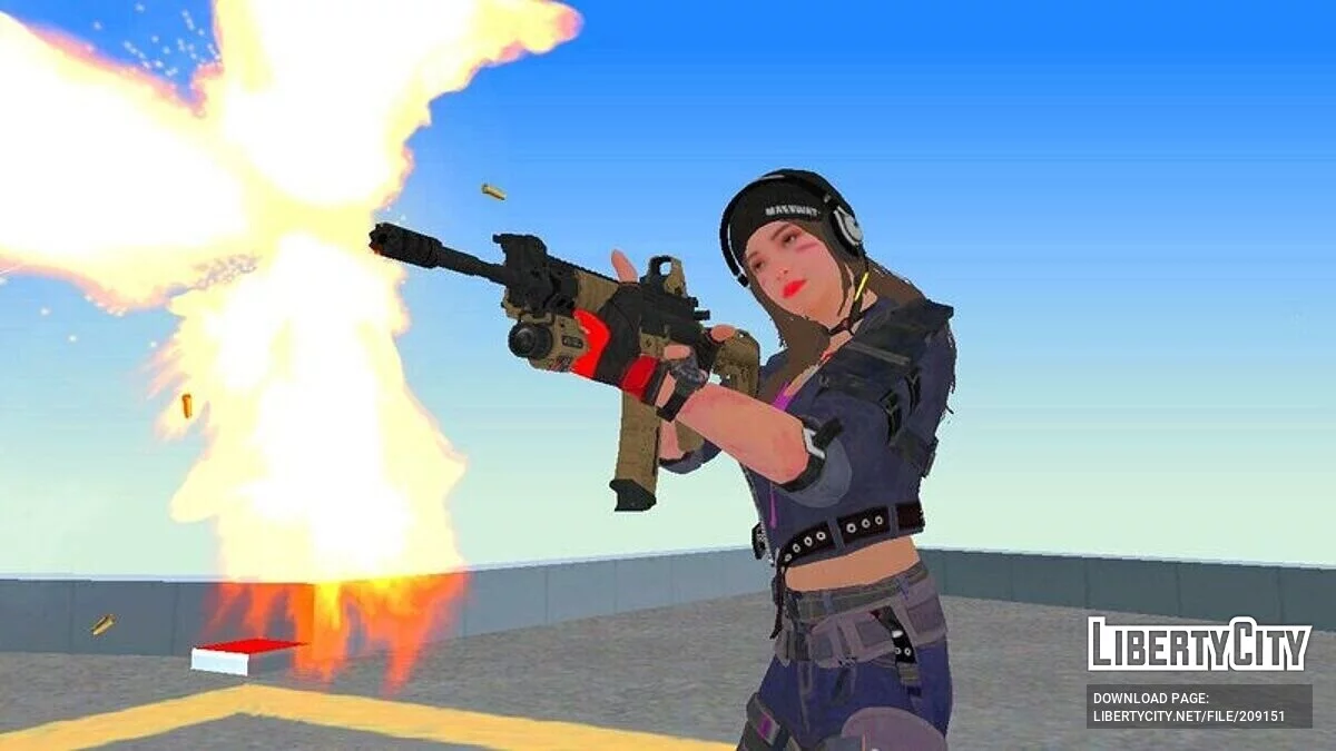 使命召唤手游CN中的Nana / GTA San Andreas