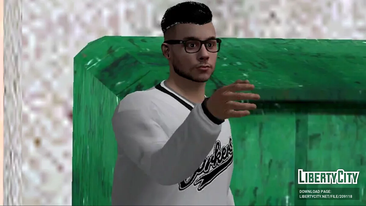 Випадковий чоловічий скін з окулярами з GTA Online - Jhonny GamesStudios / GTA San Andreas