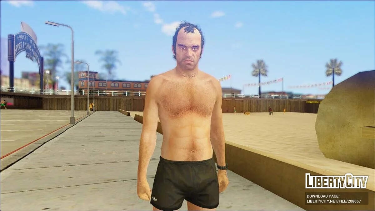Тревор у шортах Adidas з GTA 5 / GTA San Andreas