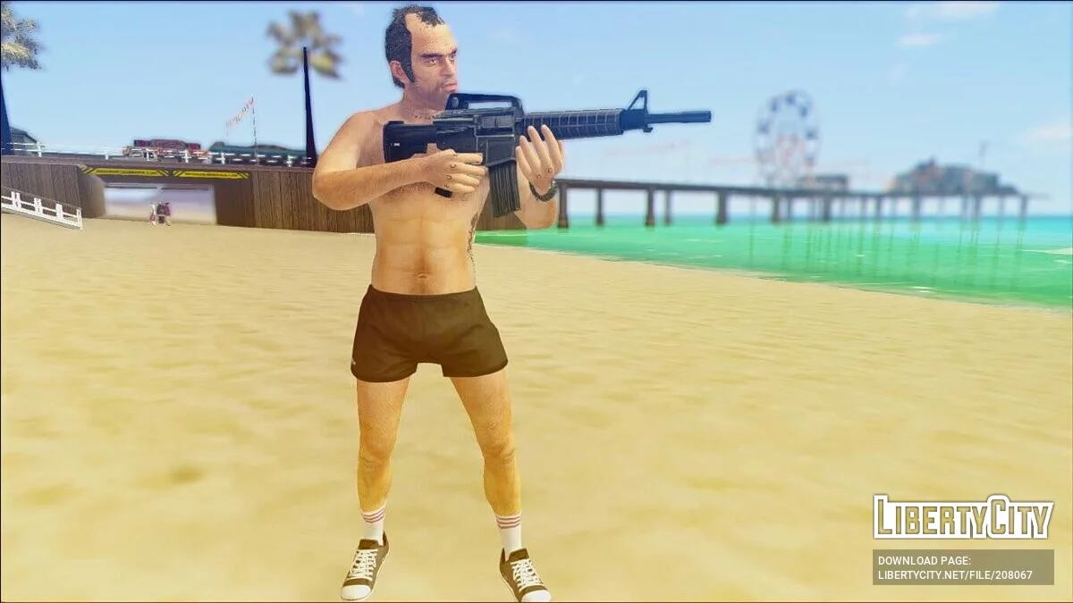 Тревор у шортах Adidas з GTA 5 / GTA San Andreas