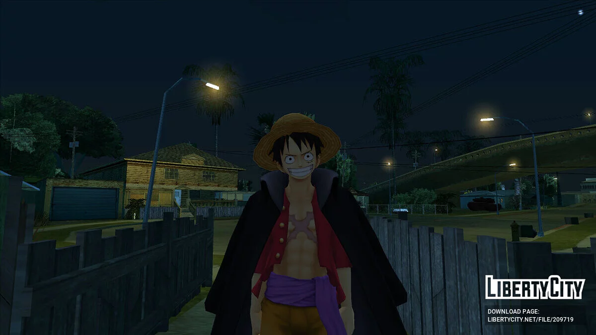 Luffy Wano - One Piece / GTA San Andreas
