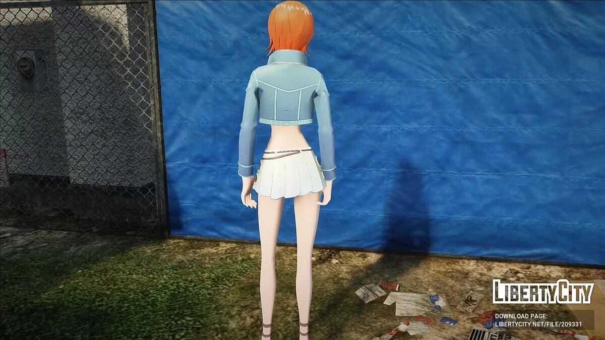 Nami Enies Lobby One Piece / GTA San Andreas