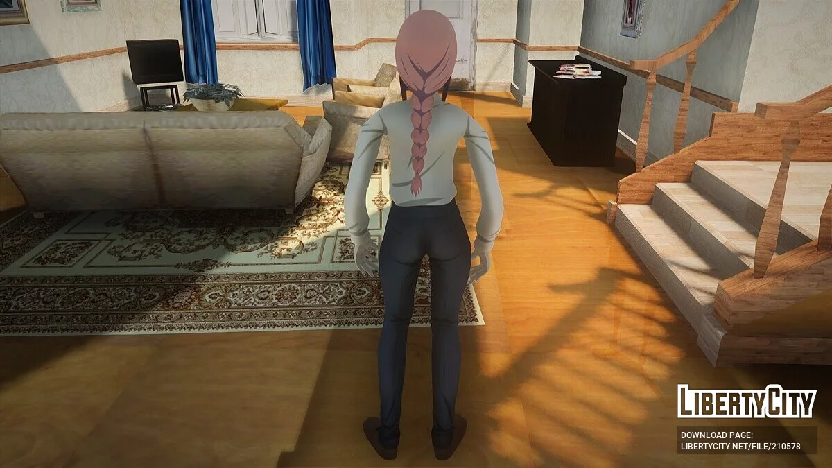 Makima from Chainsaw Man / GTA San Andreas