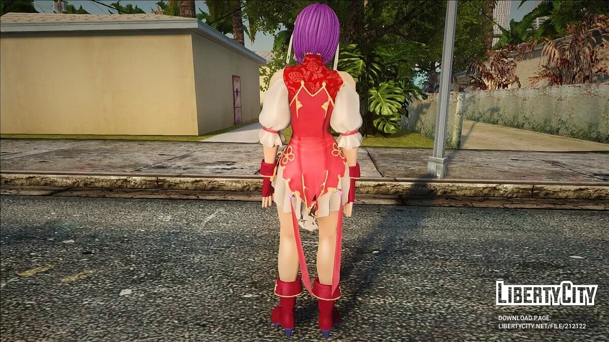 Athena Asamiya - KOF XV / GTA San Andreas