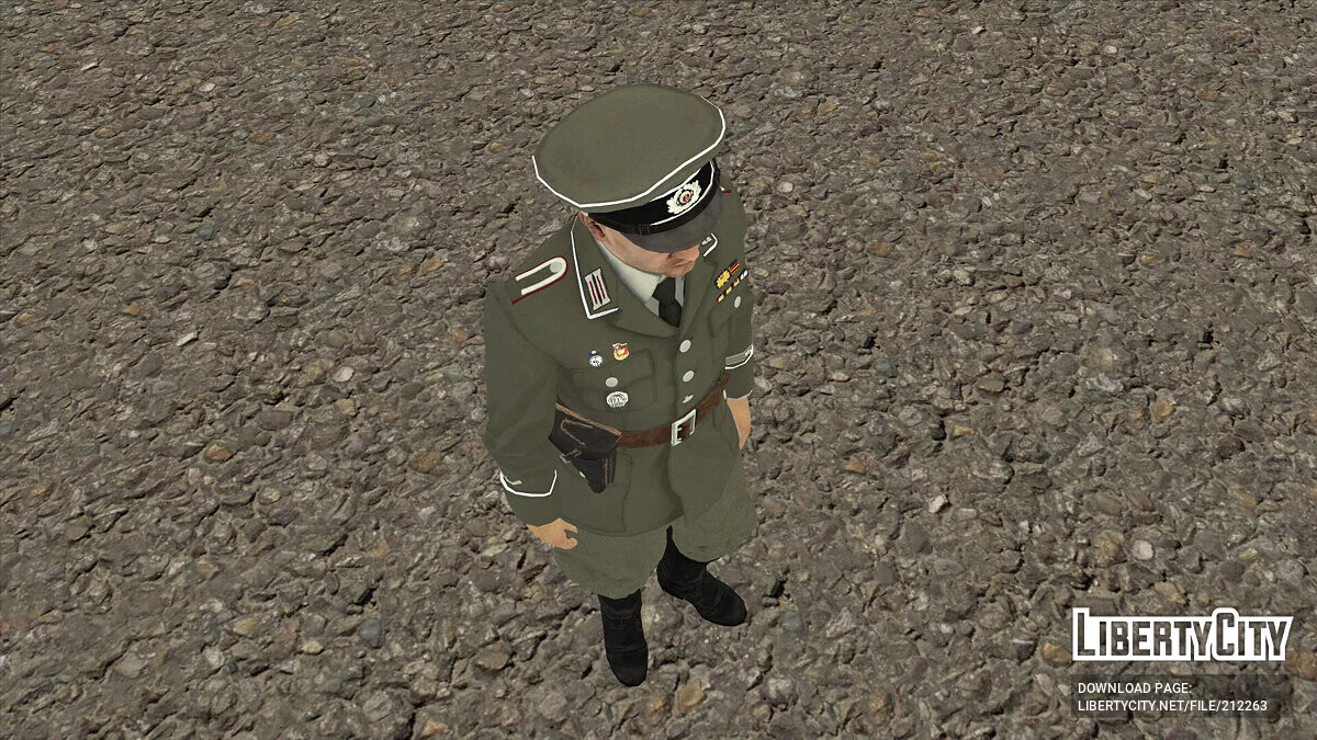 MGB GDR (Stasi) Unterwatchmeister (Kementerian Keamanan Negara) / GTA San Andreas