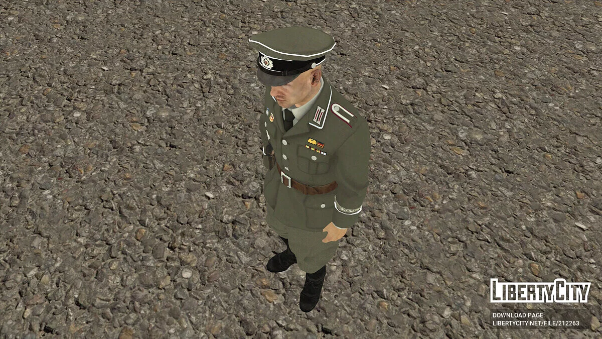 MGB GDR (Stasi) Unterwatchmeister (Kementerian Keamanan Negara) / GTA San Andreas