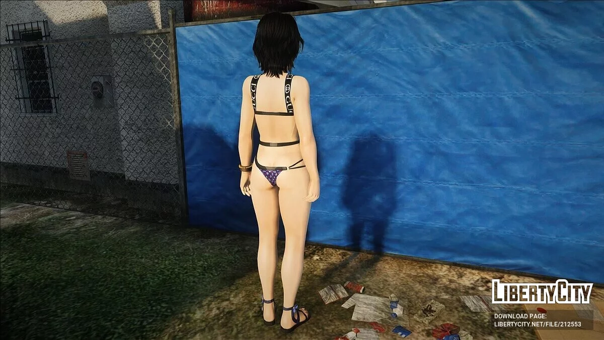 Момиджи в купальнике Гуччи из DOAXVV / جي تي إيه سان أندرياس