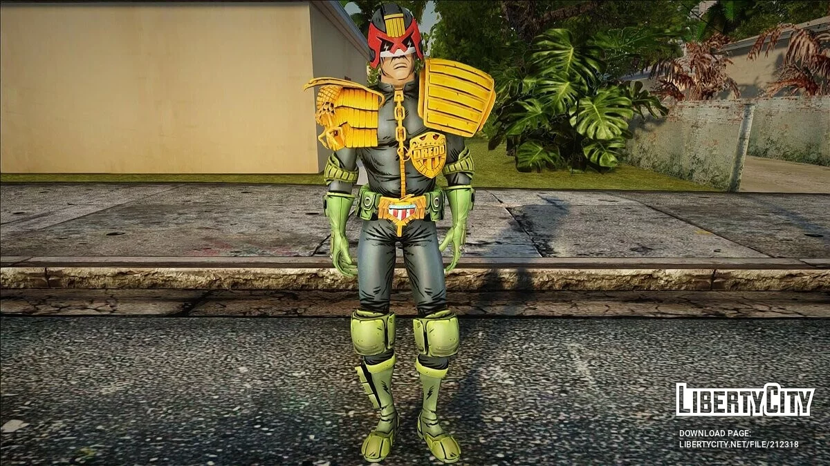 Judge Dredd from Crime Files / GTA San Andreas