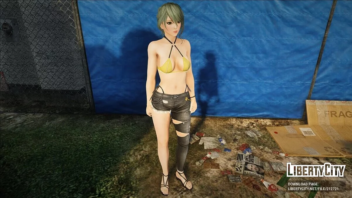 Тамакі з DOAXVV в сексуальному вбранні / GTA San Andreas