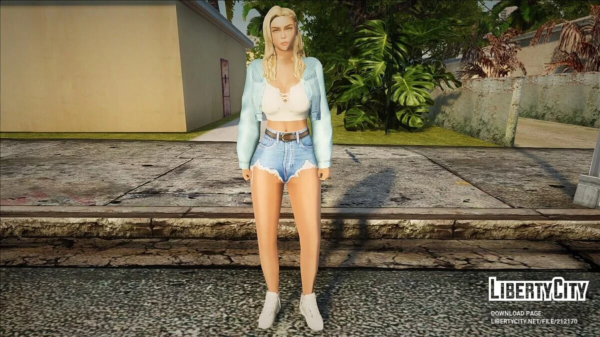 Kulit wanita dalam pakaian seksi / GTA San Andreas