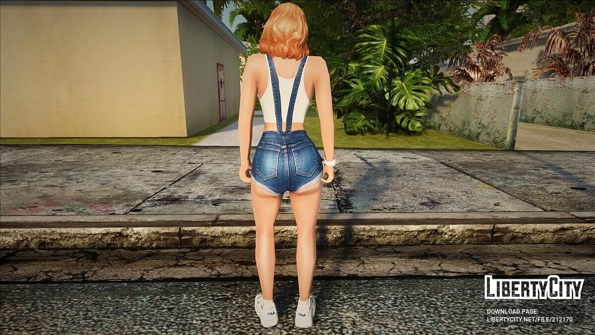 Kulit wanita dalam pakaian seksi / GTA San Andreas