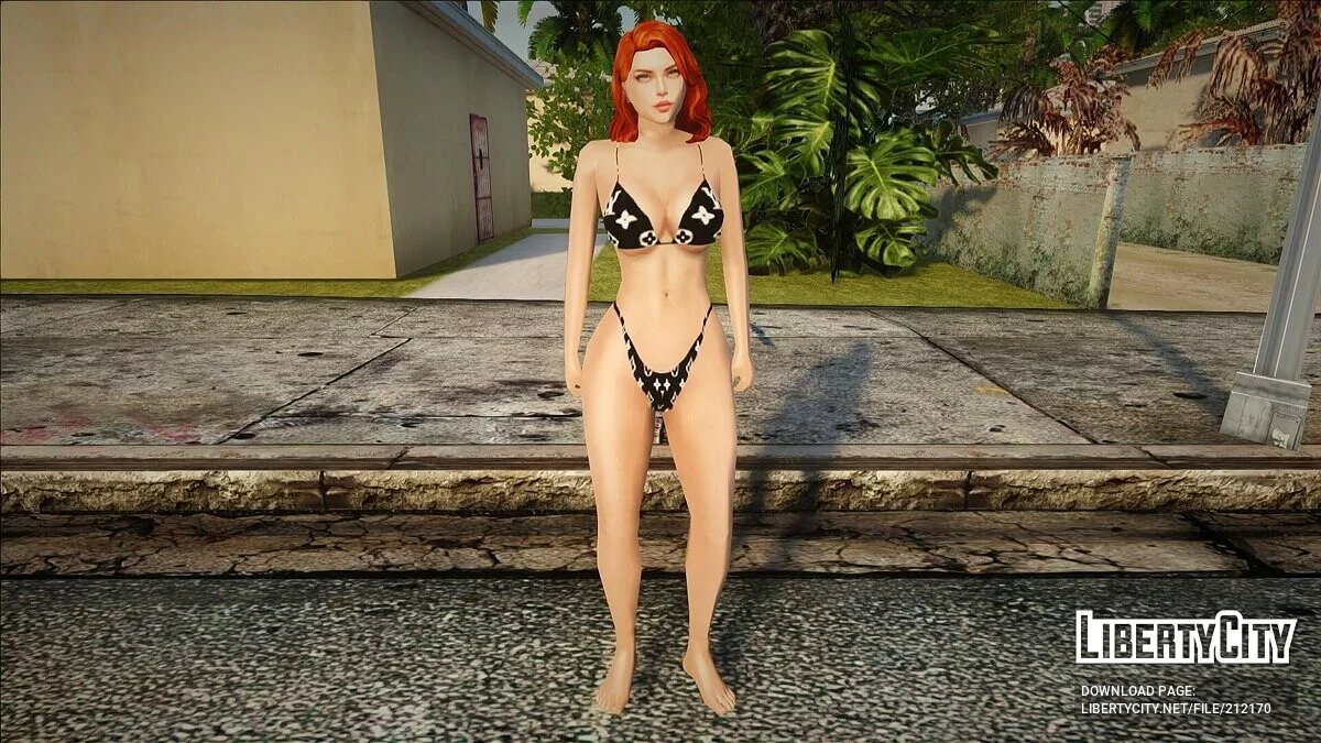 Kulit wanita dalam pakaian seksi / GTA San Andreas