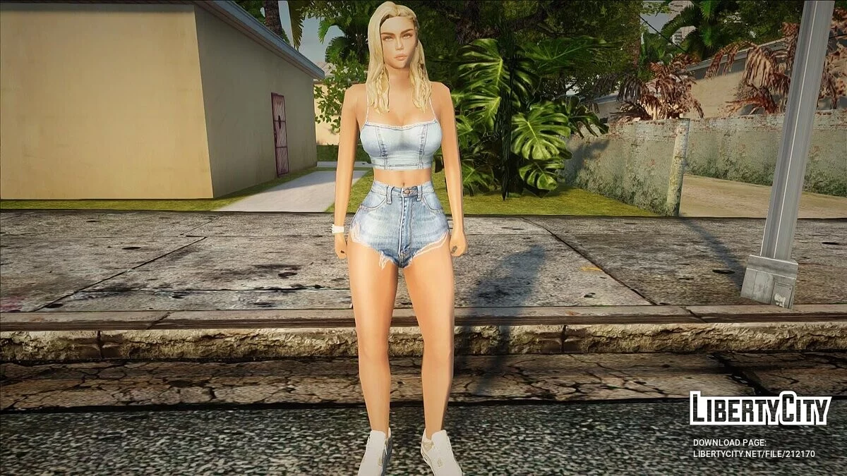 Kulit wanita dalam pakaian seksi / GTA San Andreas