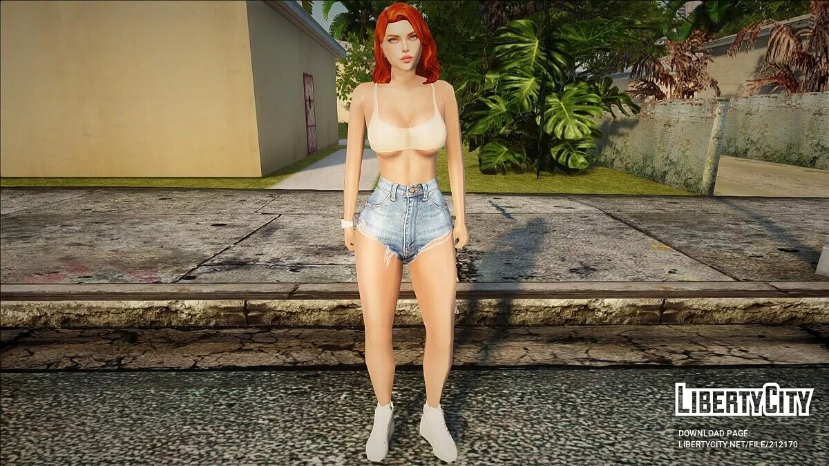 Kulit wanita dalam pakaian seksi / GTA San Andreas