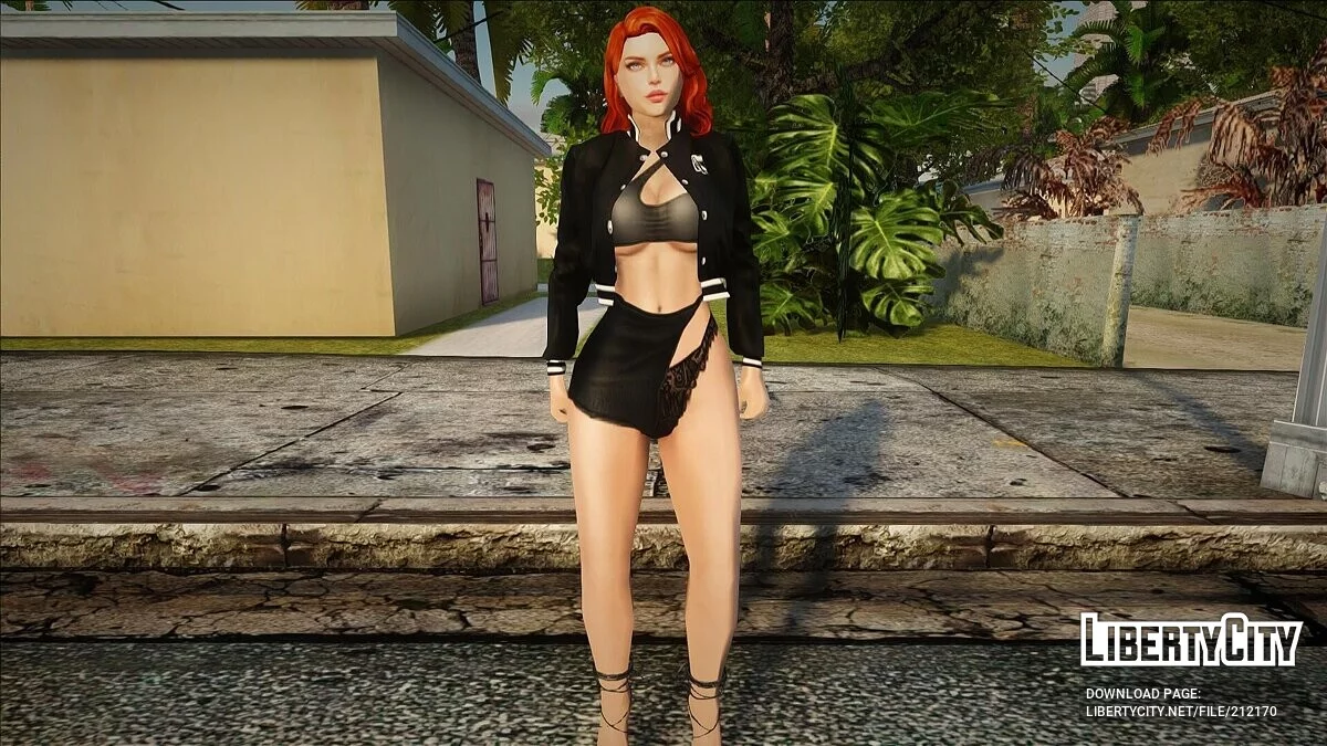 Kulit wanita dalam pakaian seksi / GTA San Andreas