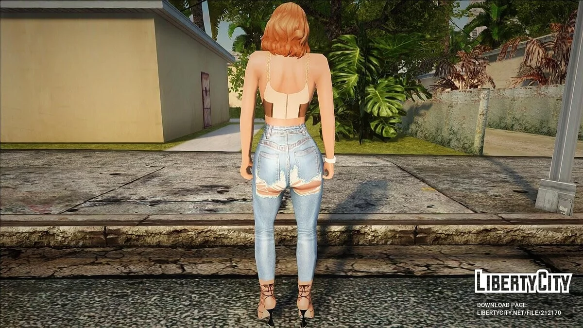 Kulit wanita dalam pakaian seksi / GTA San Andreas