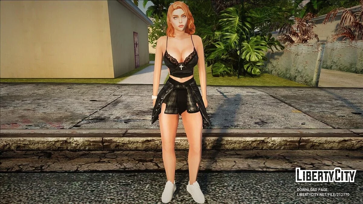 Kulit wanita dalam pakaian seksi / GTA San Andreas