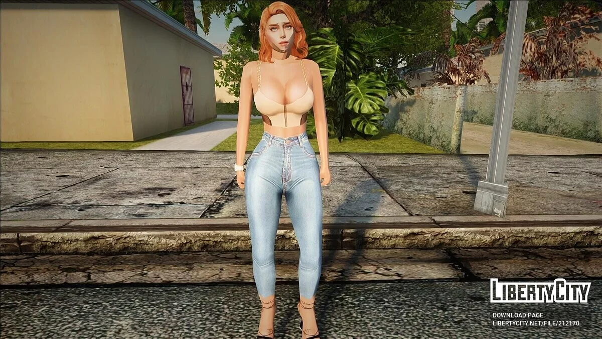 Kulit wanita dalam pakaian seksi / GTA San Andreas