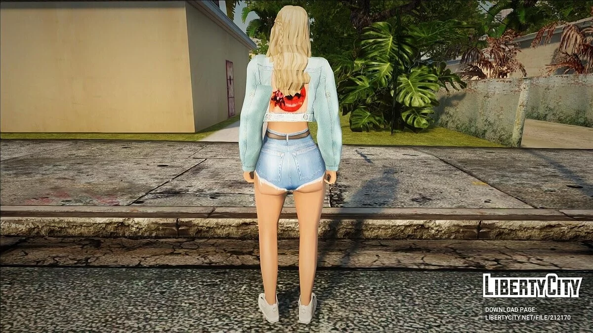 Kulit wanita dalam pakaian seksi / GTA San Andreas