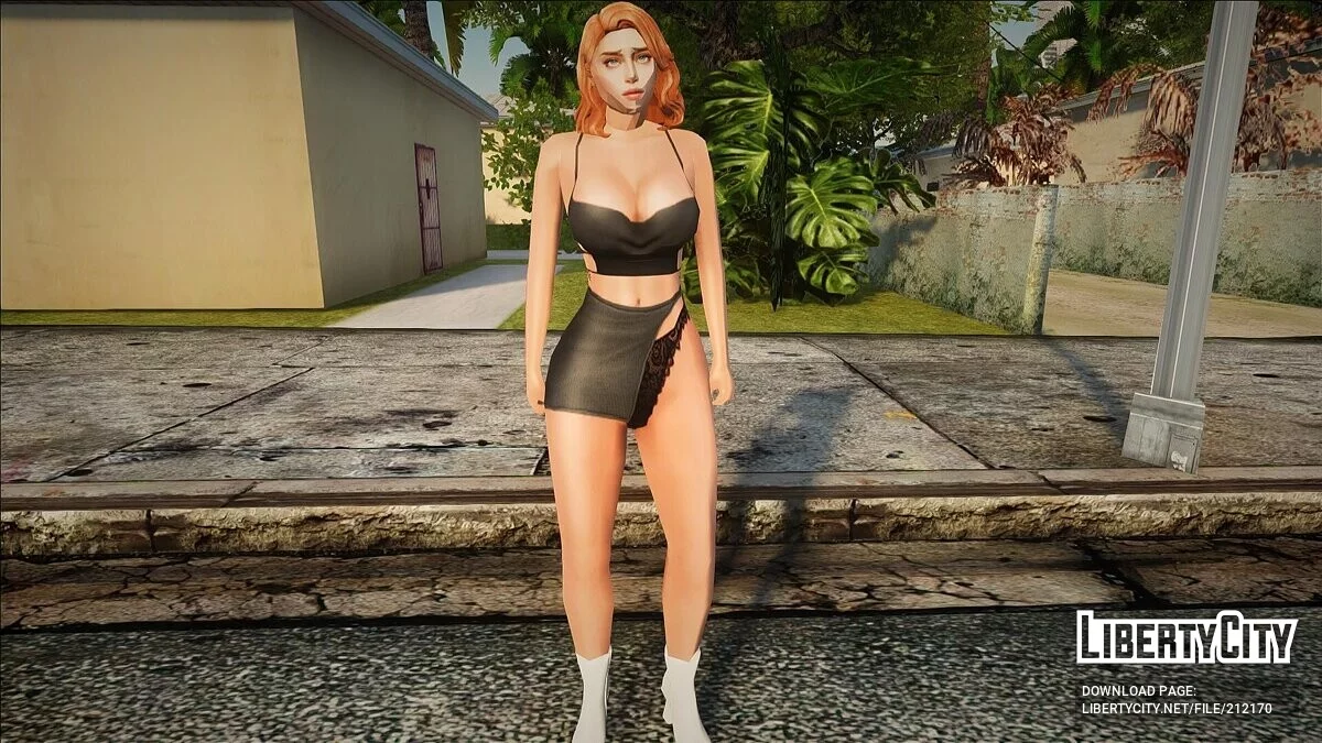 Kulit wanita dalam pakaian seksi / GTA San Andreas