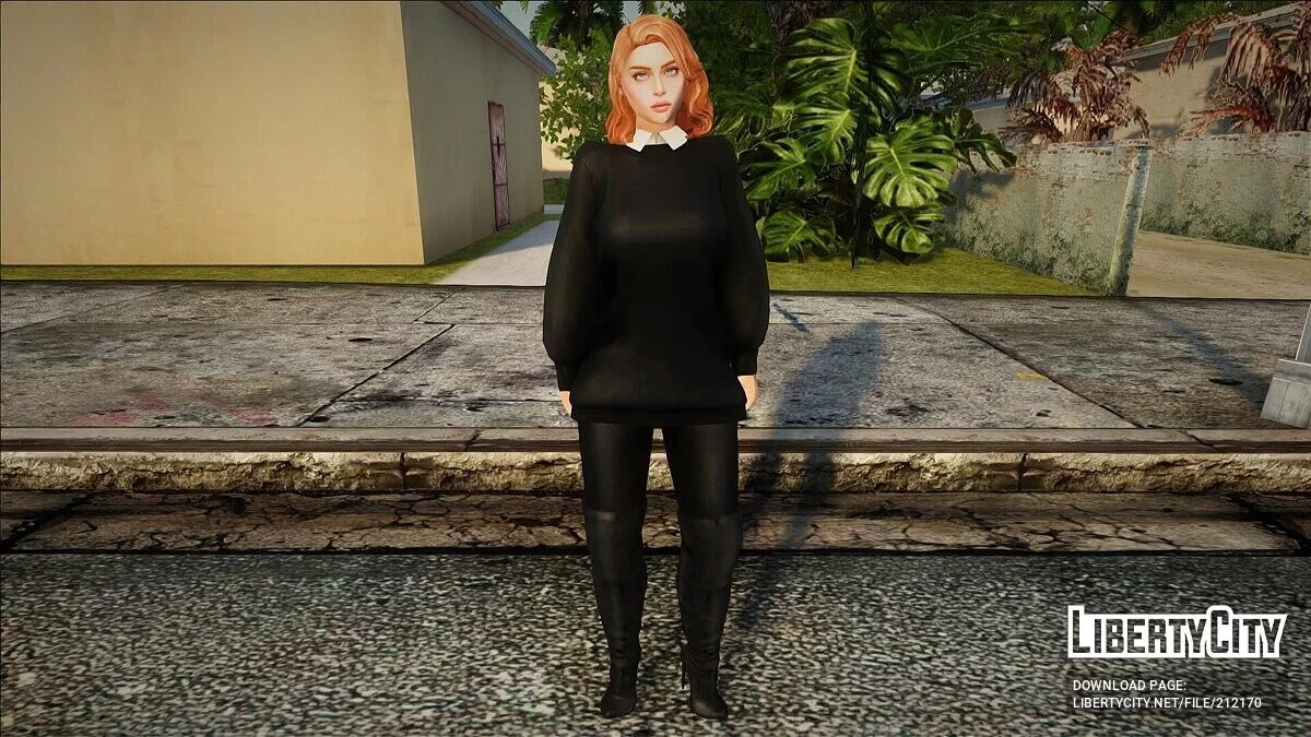 Kulit wanita dalam pakaian seksi / GTA San Andreas