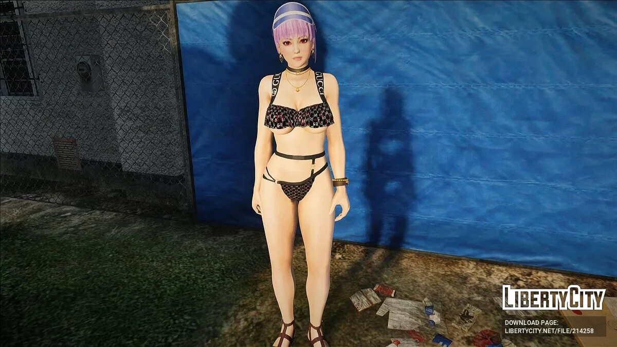 DOAXVV'den Ayane Gucci Bikini ile / GTA San Andreas