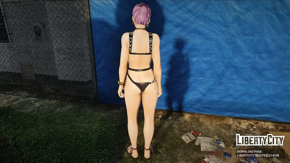 DOAXVV'den Ayane Gucci Bikini ile / GTA San Andreas
