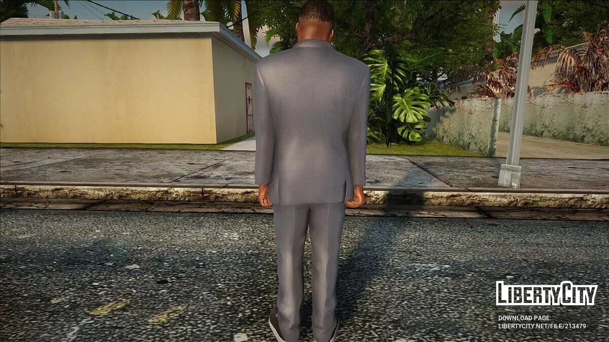 Франклін Клінтон у костюмі з DLC / GTA San Andreas
