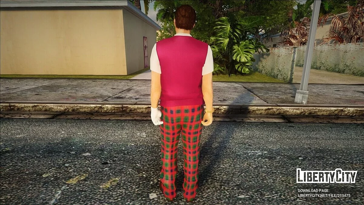 HD Tommy Vercetti con atuendo de club de golf / GTA San Andreas