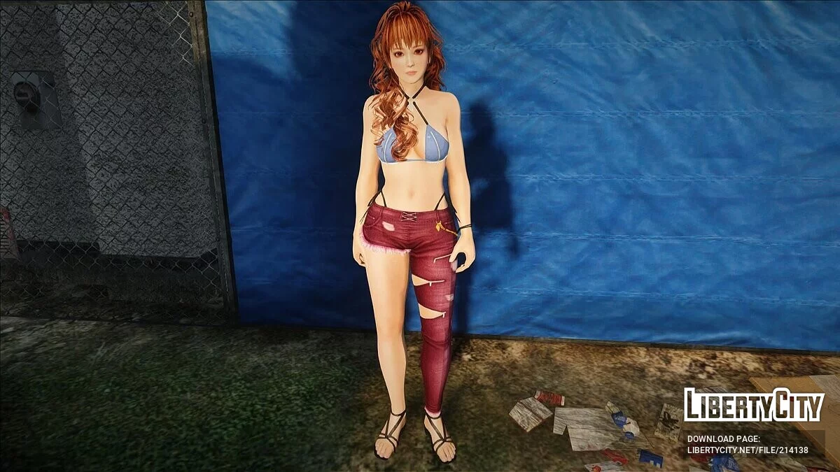 Kasumi from DOAXVVV's Skinny Shark / GTA San Andreas
