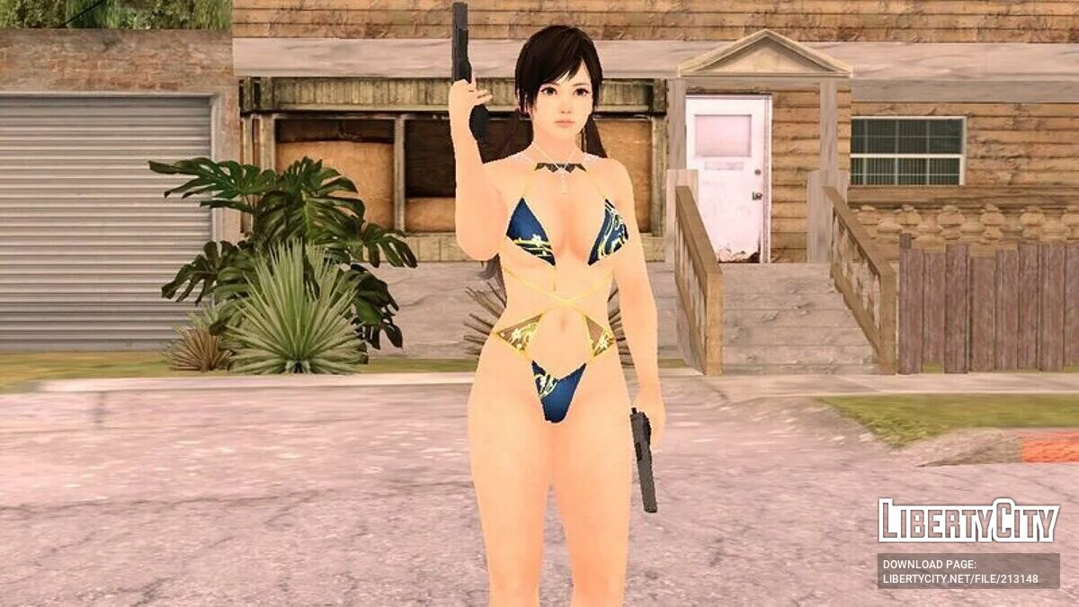 DOAXVV中的泳装Kokoro / GTA San Andreas