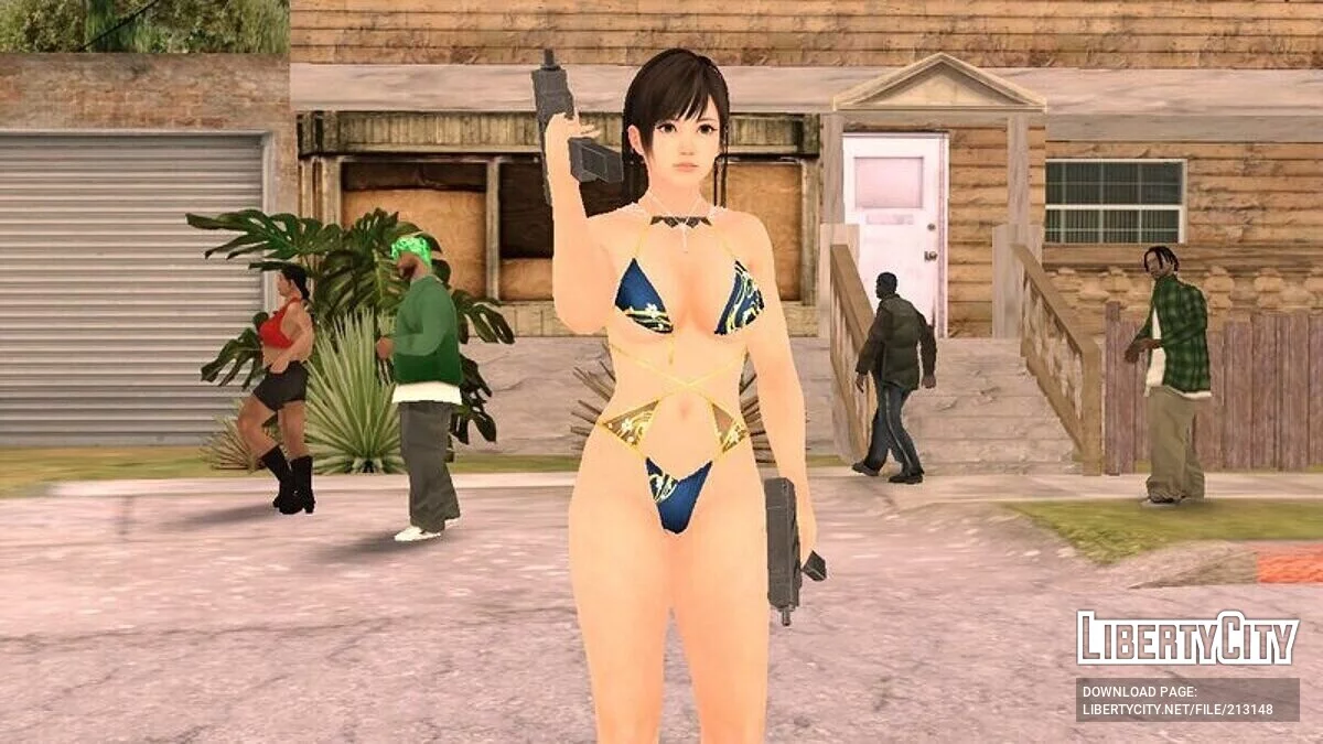DOAXVV中的泳装Kokoro / GTA San Andreas