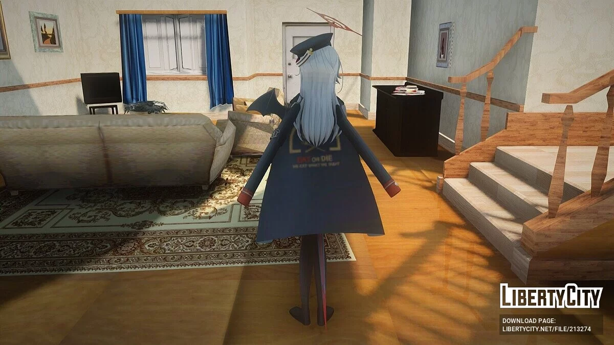 Kurodate Haruna dari Blue Archive / GTA San Andreas