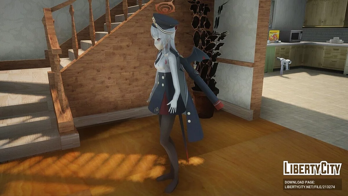 Kurodate Haruna dari Blue Archive / GTA San Andreas