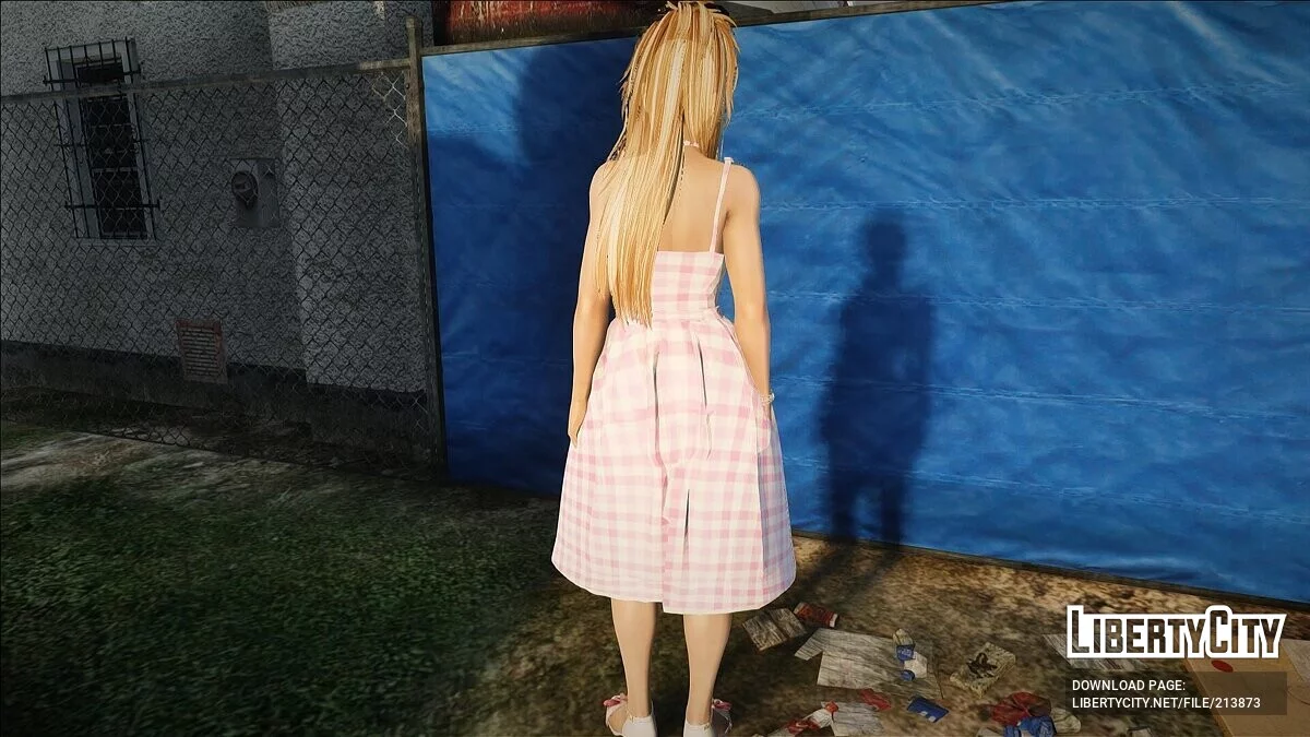 Mila dari DOA dalam kostum Barbie / GTA San Andreas